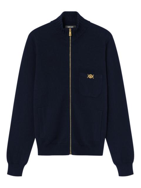 VERSACE zip logo sweatshirt