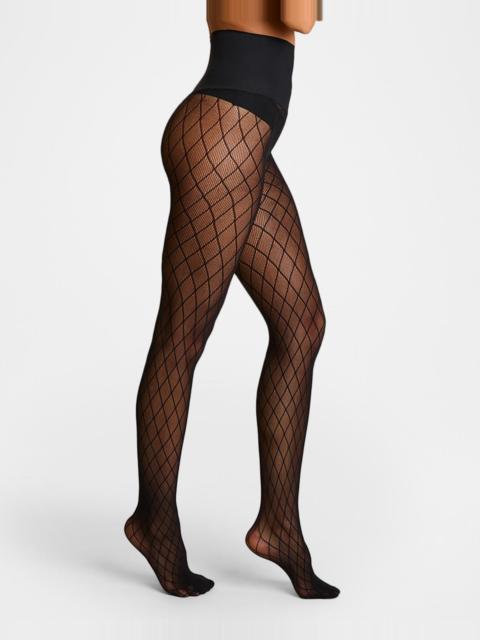 commando Lattice Net Stretch Microfiber Tights