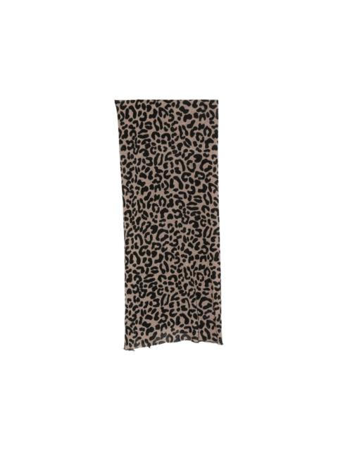 Faliero Sarti Ayame leopard-print wool scarf