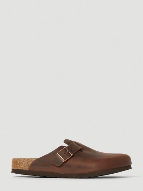 BIRKENSTOCK Boston Oiled Leather Mules