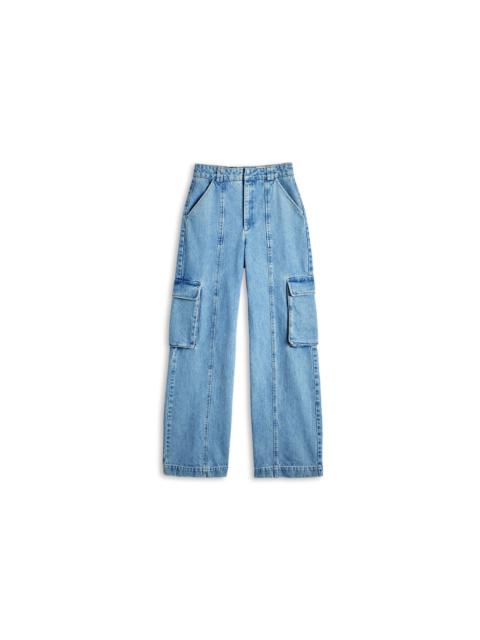 Axel Arigato Patch Denim Cargo Trousers