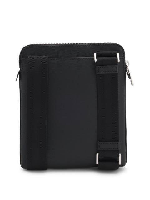 BOSS LEATHER ENVELOPE BAG WITH EMBOSSED LOGO