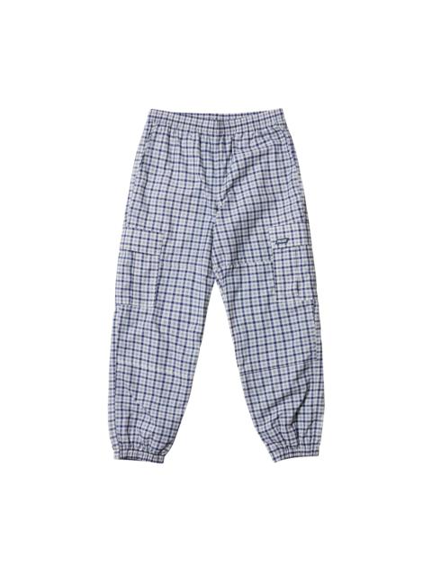 PALACE LIGHTER SHELL CARGO BLUE GINGHAM CHECK