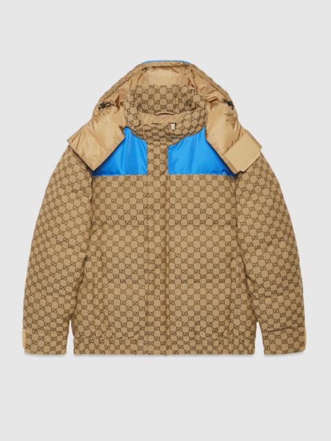GUCCI GG cotton canvas quilted jacket