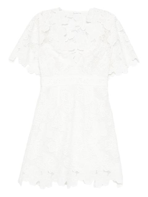 Sandro floral lace mini dress