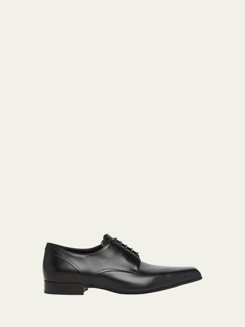 Alexander McQueen Men's Artie Leather Derby Shoes