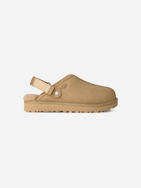 UGG ® Women's Lanah Clog Suede Slippers in Mustard Seed
