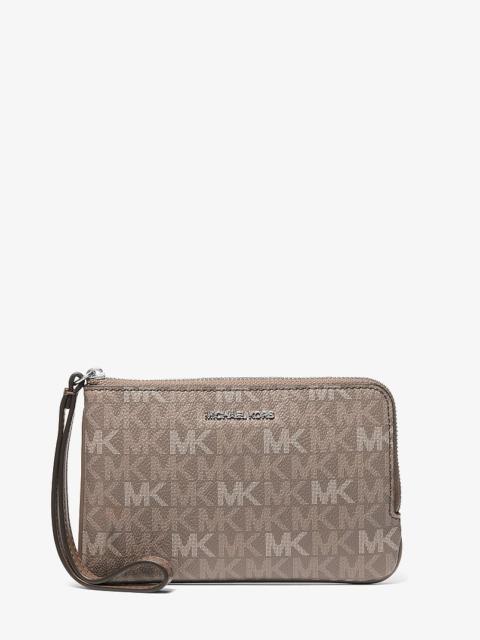 MICHAEL KORS Jet Set Travel Small Signature Logo Wristlet