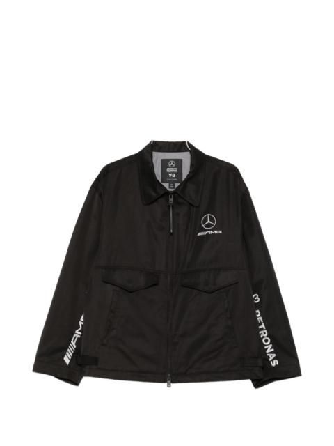 Y-3 x Mercedes-AMG Petronas F1 logo-detail jacket