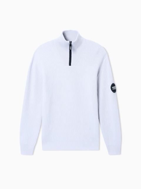 GIORGIO ARMANI GIORGIO ARMANI NEVE MOCK-NECK JUMPER IN WOOL AND CASHMERE