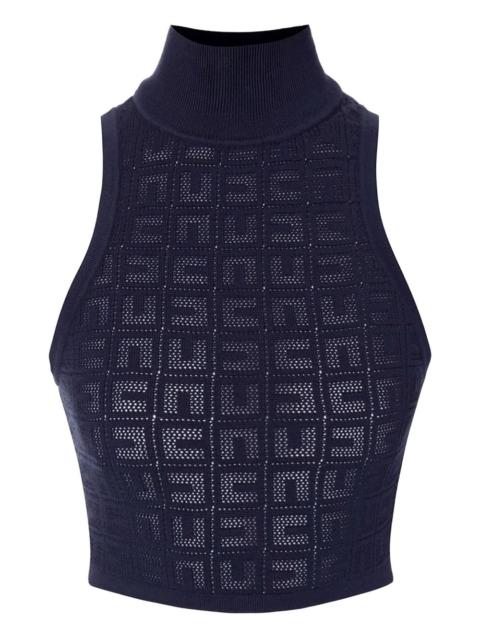 ELISABETTA FRANCHI logo mesh top