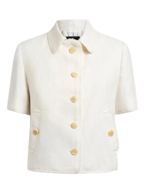 Etro Etro Pegaso-buttons Short-sleeve Cropped Jacket