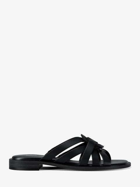 MICHAEL KORS Erika Leather Slide Sandal
