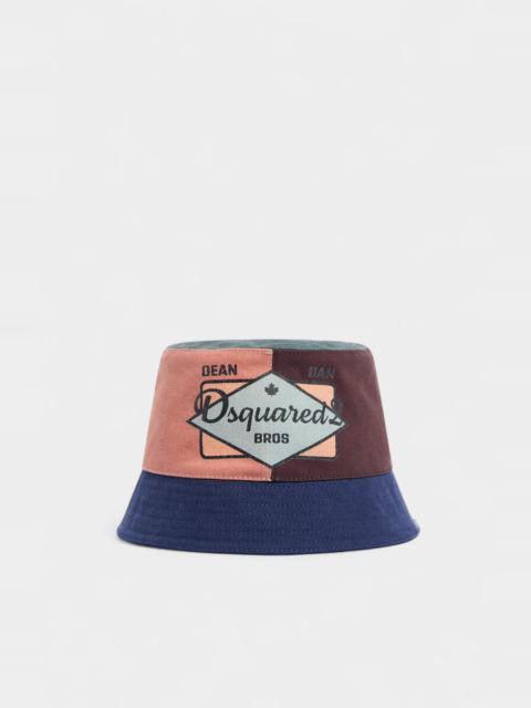 DSQUARED2 RE-WORKED2 BUCKET HAT