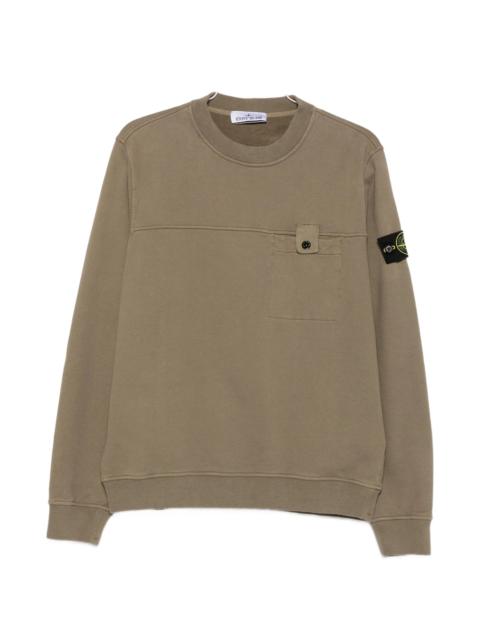 Stone Island Stone Island Logo-patch Chest-pocket Sweatshirt