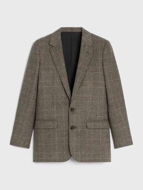 CELINE long jacket in wool and cashmere