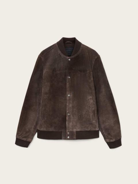 ALLSAINTS STAFFORD LEATHER BOMBER JACKET