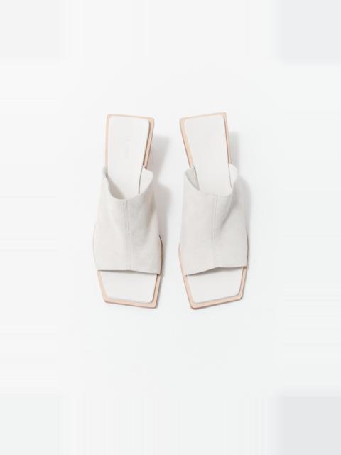 ST. AGNI Raw Edge Heel - White