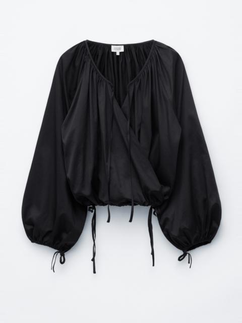 & Other Stories Wrap Cotton Blouse