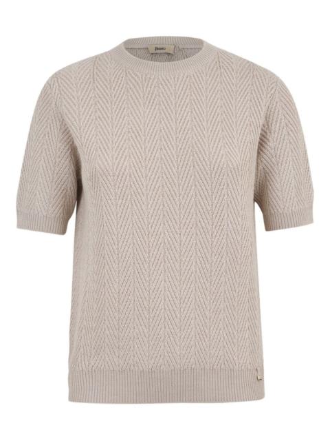Herno wool knitted T-shirt