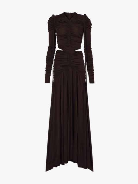 Proenza Schouler Viscose Jersey Cinched Cut Out Dress