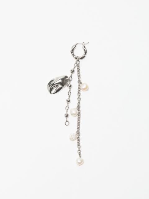 Acne Studios Claw charm earring - Silver
