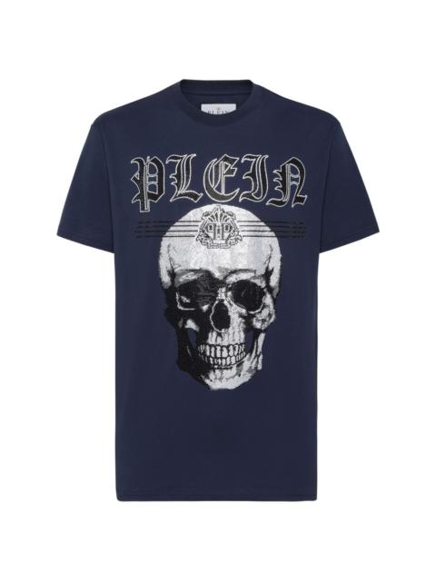 Skull logo-print cotton T-shirt