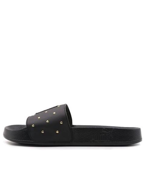 (WMNS) PUMA Leadcat Studs Slide Black 369405-01