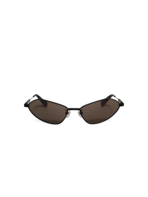 LINDA FARROW x Jacquemus geometric-frame sunglasses