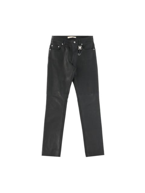 5 PKT LEATHER PANT