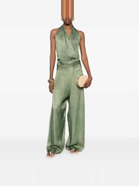 cortana Elea linen and cotton trousers