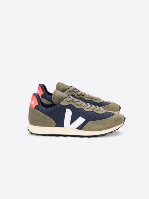 VEJA RIO BRANCO ALVEOMESH NAUTICO WHITE ORANGE FLUO