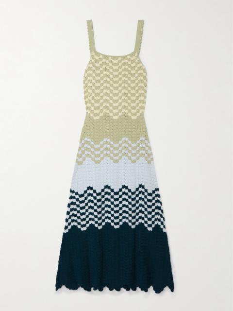 ESCVDO Marea Crocheted Cotton Maxi Dress
