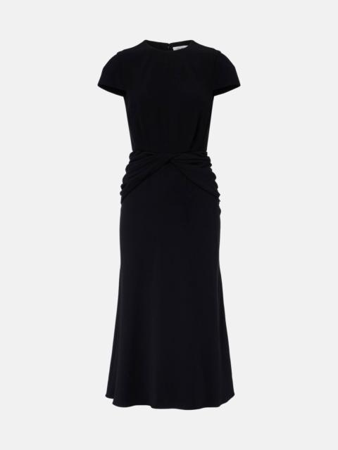Alexander McQueen Crêpe midi dress