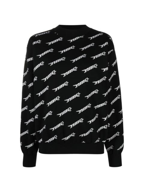 Ambush logo-print wool-blend sweatshirt