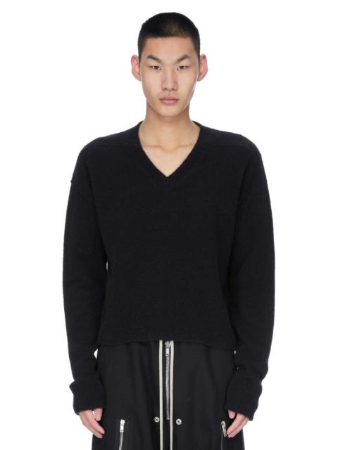 Rick Owens Tommy Brushed-Knit Sweater Black