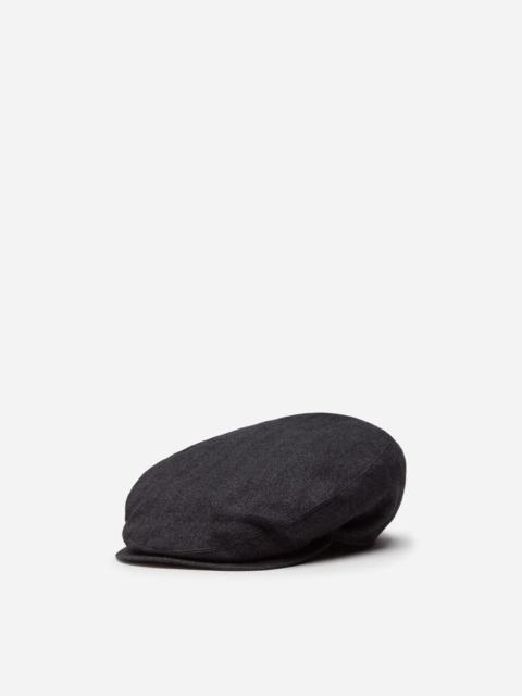 Dolce & Gabbana Stretch cotton flap cap