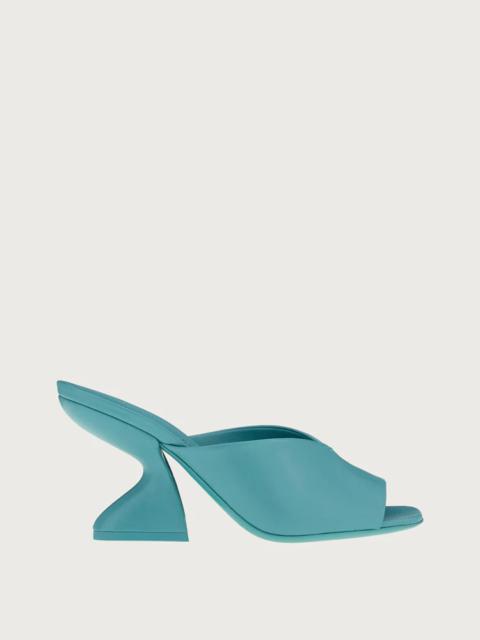 FERRAGAMO F-HEEL SANDAL