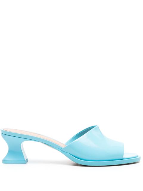 Blue 50 Cha-Cha Mules
