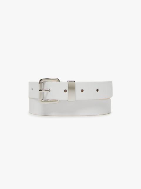 Nappa leather belt