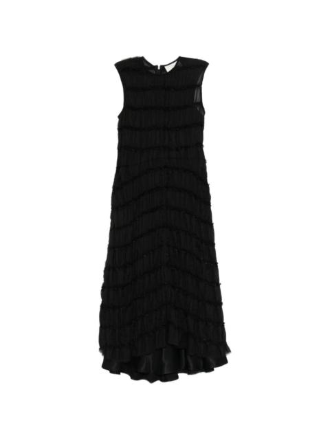 Song for the Mute ruffled midi dress (set of two)