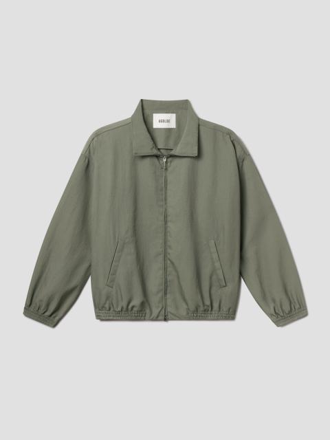 AGOLDE MARSHALL WINDBREAKER IN MILLSTONE