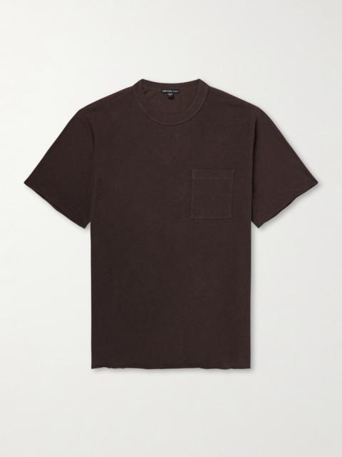 JAMES PERSE Distressed Cotton-Jersey T-Shirt