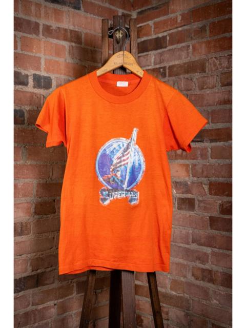 FREE PEOPLE Vintage 80s Superman 2 T Shirt Selected by Black Shag Vintage