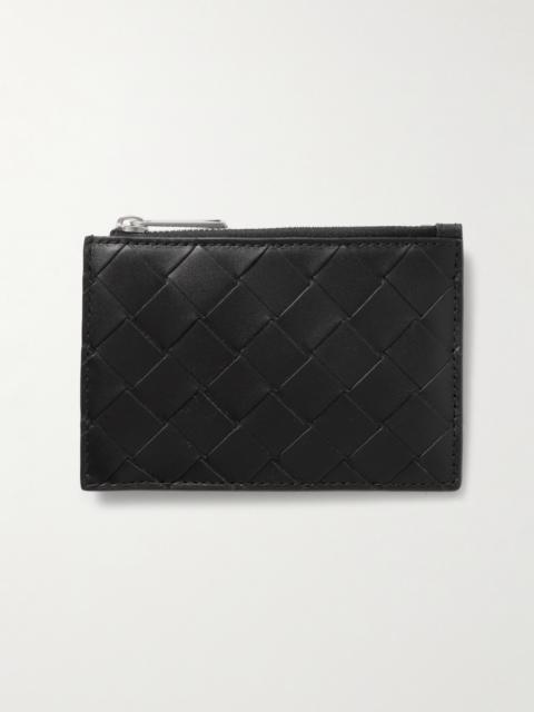 Bottega Veneta Intrecciato Leather Zipped Cardholder