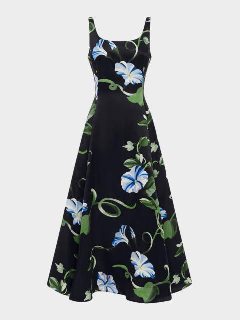 LEO LIN Serafina Printed Sleeveless A-Line Maxi Dress
