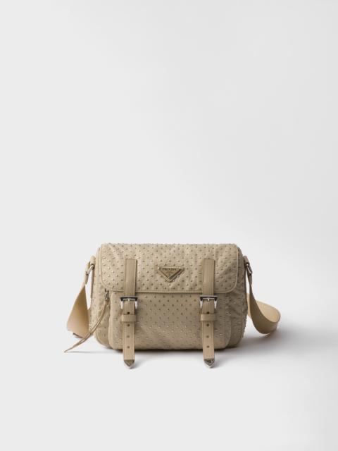 Prada Re-Nylon shoulder bag with studs