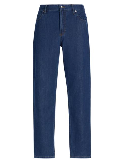EMPORIO ARMANI Men's 5-Pocket Straight-Leg Jeans - Medium Blue