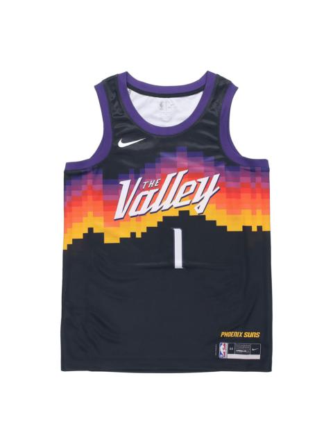 Nike NBA Retro Jersey Vest SW Fan Edition Phoenix Suns Devin Booker 1 Black CN1773-013