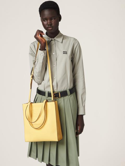 Miu Miu Madras tote bag